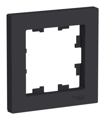 Рамка 1-ая Systeme Electric AtlasDesign Карбон ATN001001