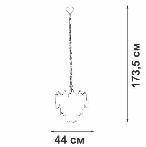 Подвесная люстра Vitaluce V5813-8/5