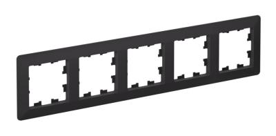 Рамка 5-ая Systeme Electric AtlasDesign Air Карбон/дымчатый черный ATN221005