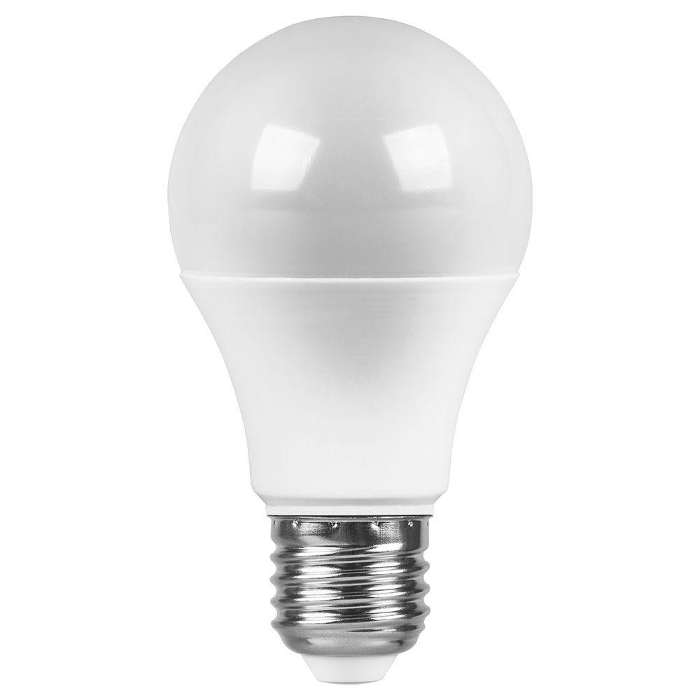 Лампа светодиодная Saffit E27 40W 6400K матовая SBA8040 55202