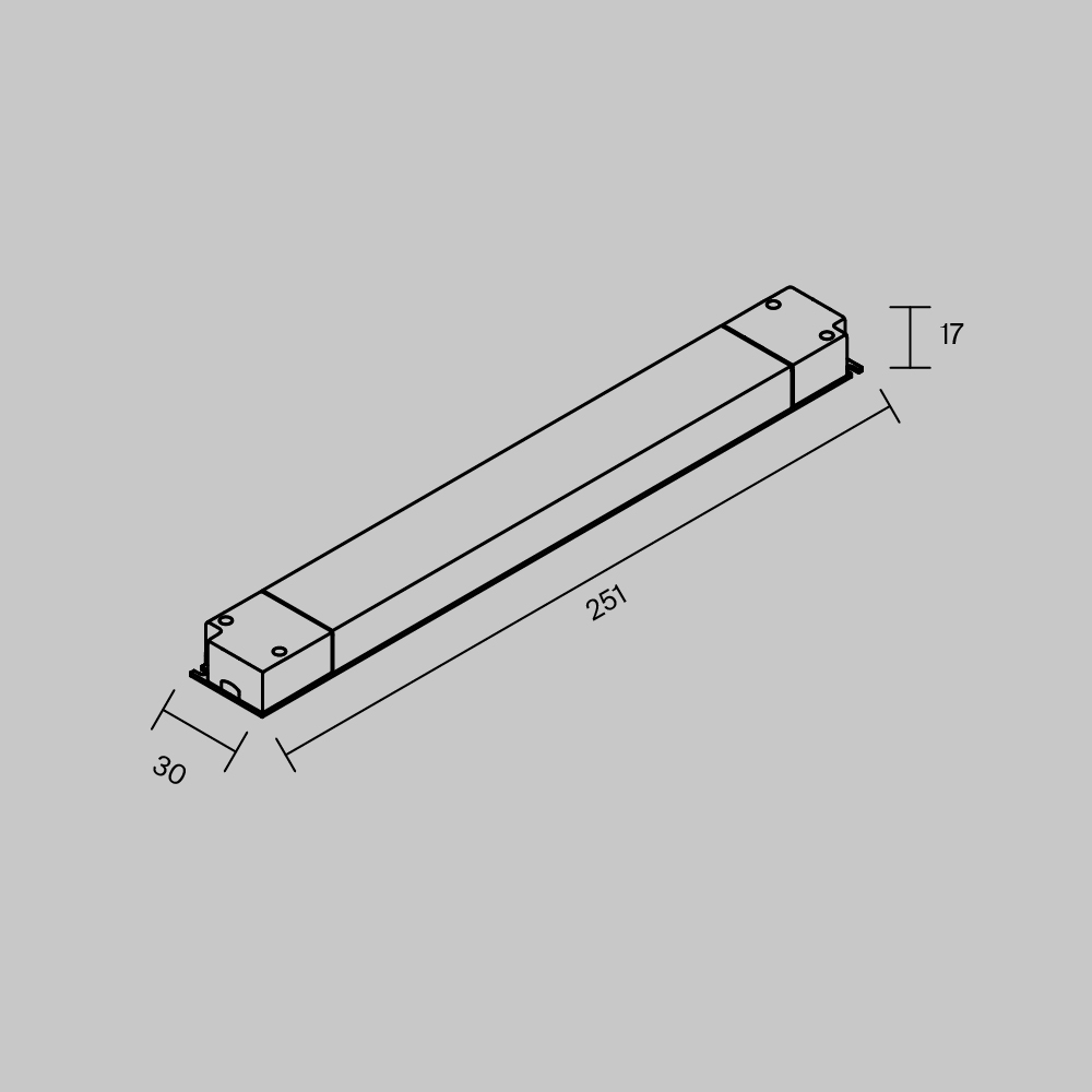 Источник напряжения Maytoni Led Strip PSL004 24В 45Вт IP20 821033