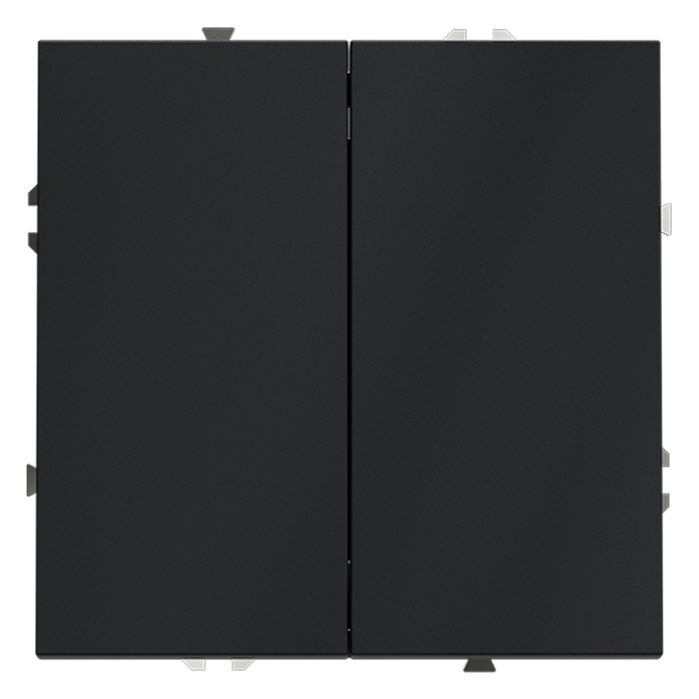 Выключатель двухклавишный Voltum S70 VLS020107