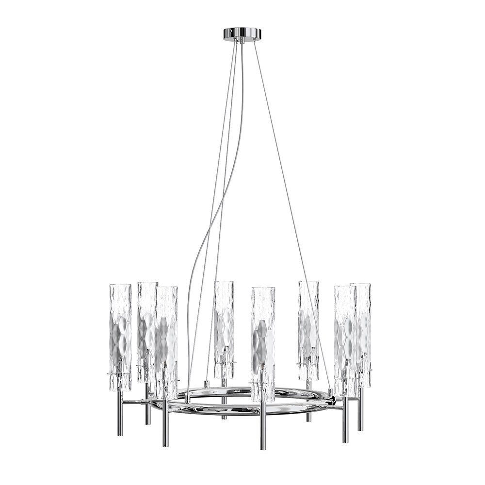 Подвесная люстра Crystal Lux PRIMAVERA SP8 CHROME