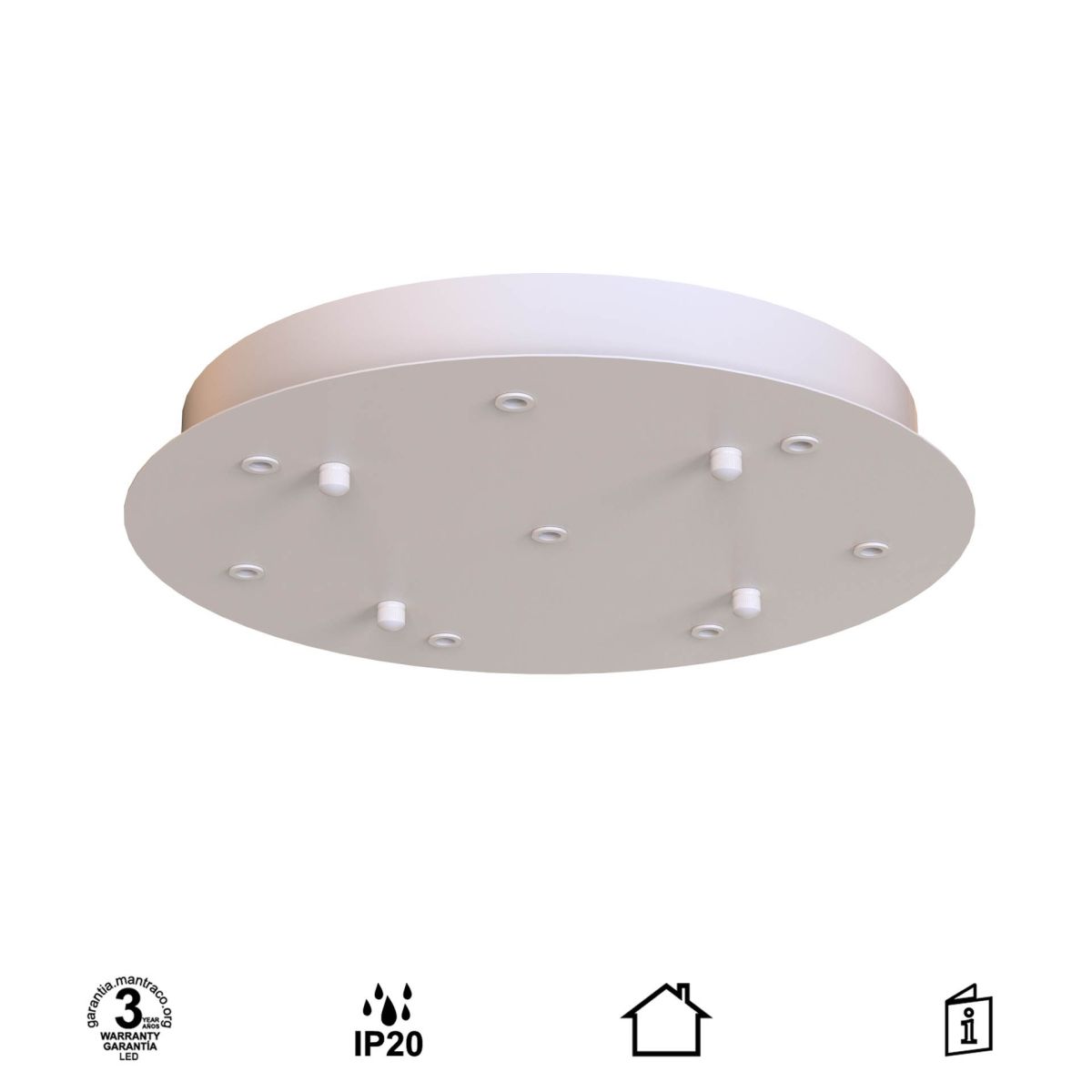 Подвесная люстра Mantra Boomerang 9366+9235 (8L)