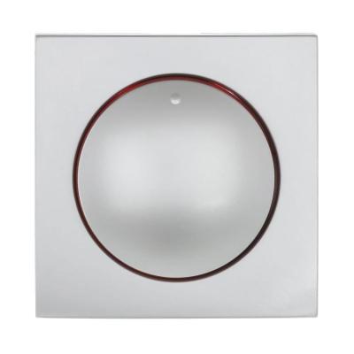 Накладка LK Studio светорегулятора с красной световой индикацией (серебристый металлик) LK60 867203-1