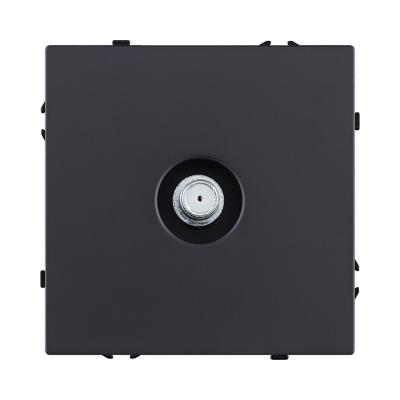Розетка TV, черный матовый Kollinger Eclipse EC-020BK