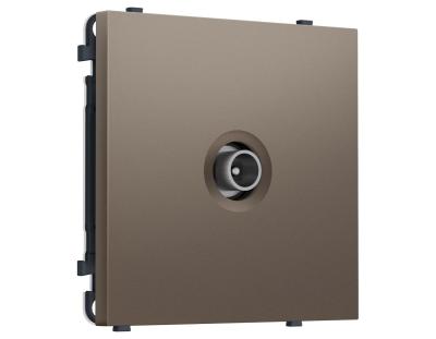 Комплект механизма TV розетки проходной SIGMA Темная бронза матовый 5-1000 MHz 4dB QUANT PRO Ambrella Volt MS643030 (SP6430, PR211)