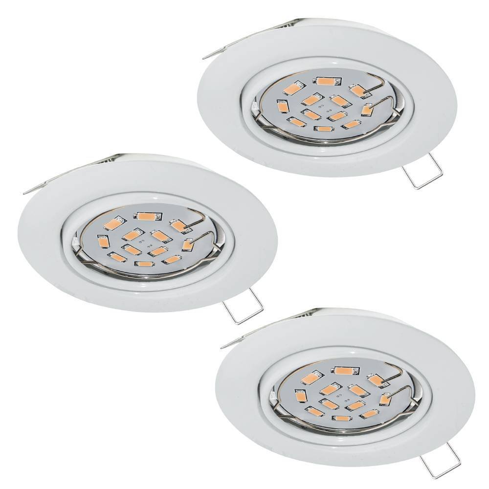 Комплект встраиваемых светильников (3 шт.) Eglo Einbauspot led 75349