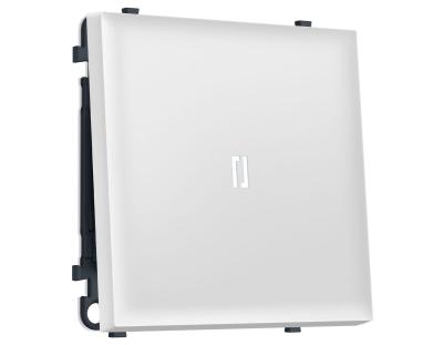 Комплект механизма 1-кл проходного выключателя с подсветкой 5600K SIGMA Белый мягкое касание 10A-250V QUANT PRO Ambrella Volt MS822035 (SP8220, PR105, G25W)