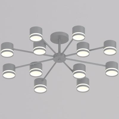 Люстра на штанге Reluce 89730-0.3-12 GX53 GREY