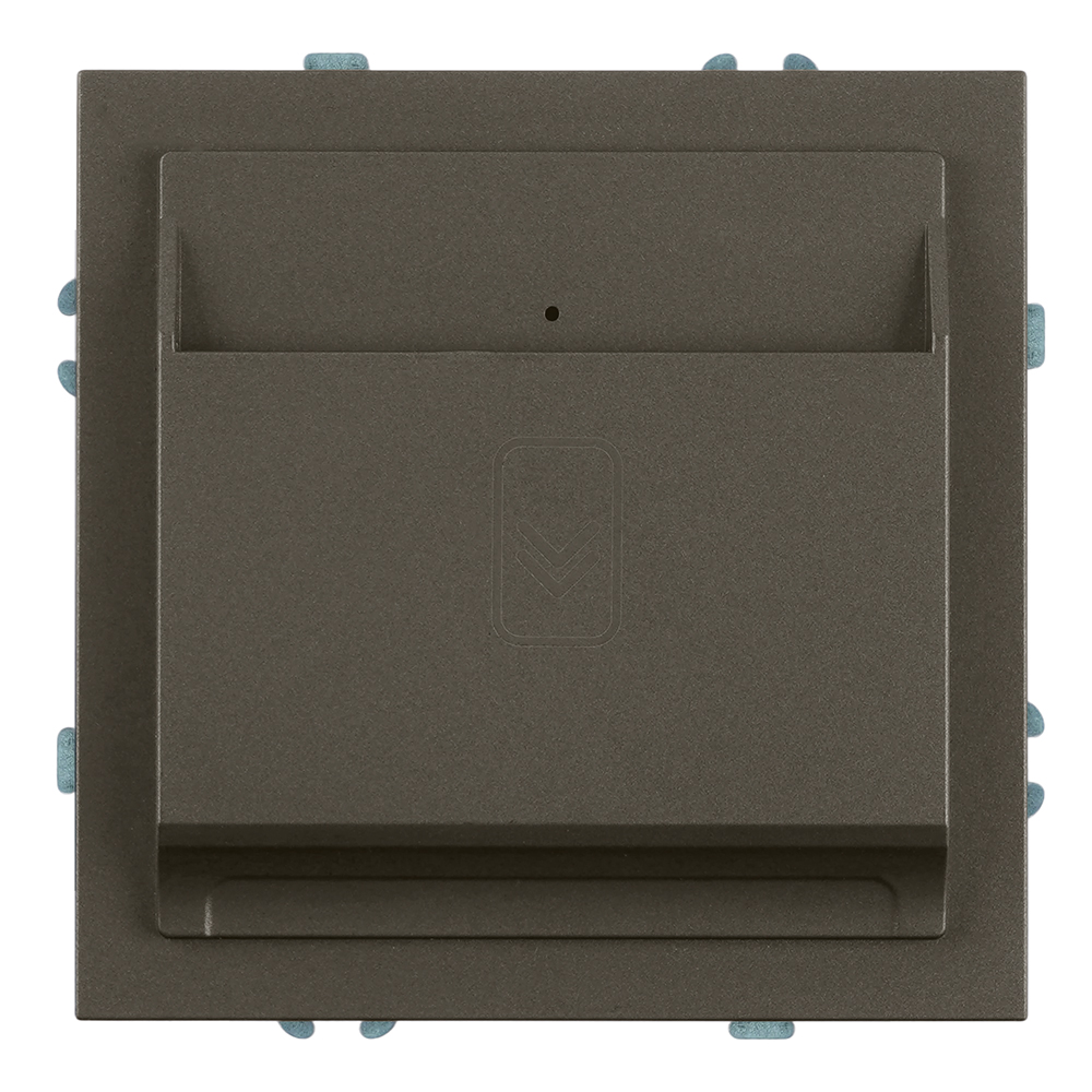 Выключатель карточный Stekker Эмили RSW40-5114-09 антрацит, soft touch 50701