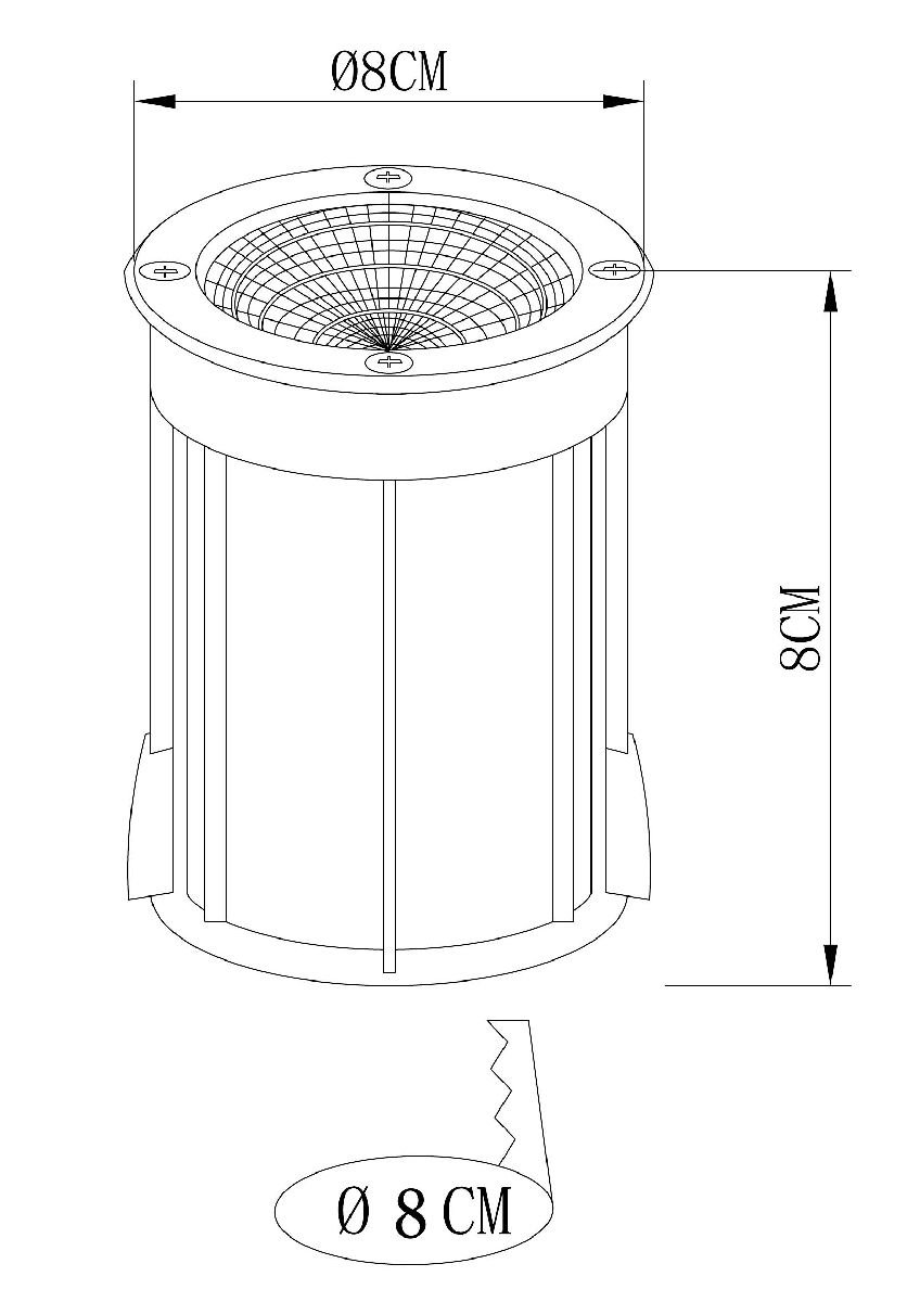Ландшафтный светильник Arte Lamp Piazza A6205IN-1SS