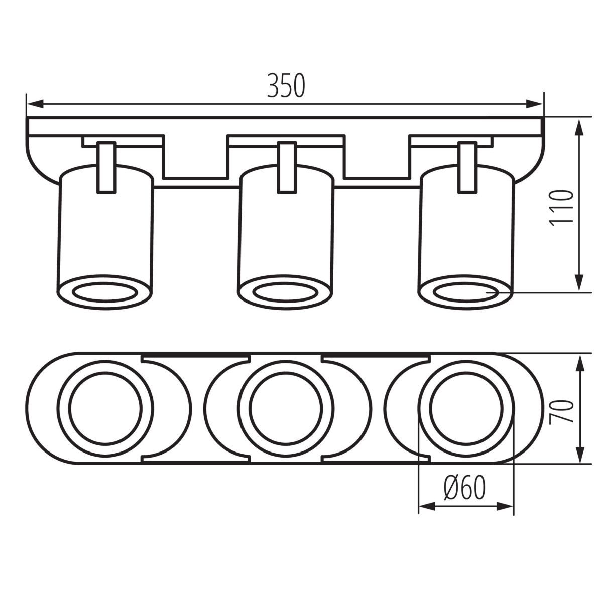 Накладной спот Kanlux Laurin 38966