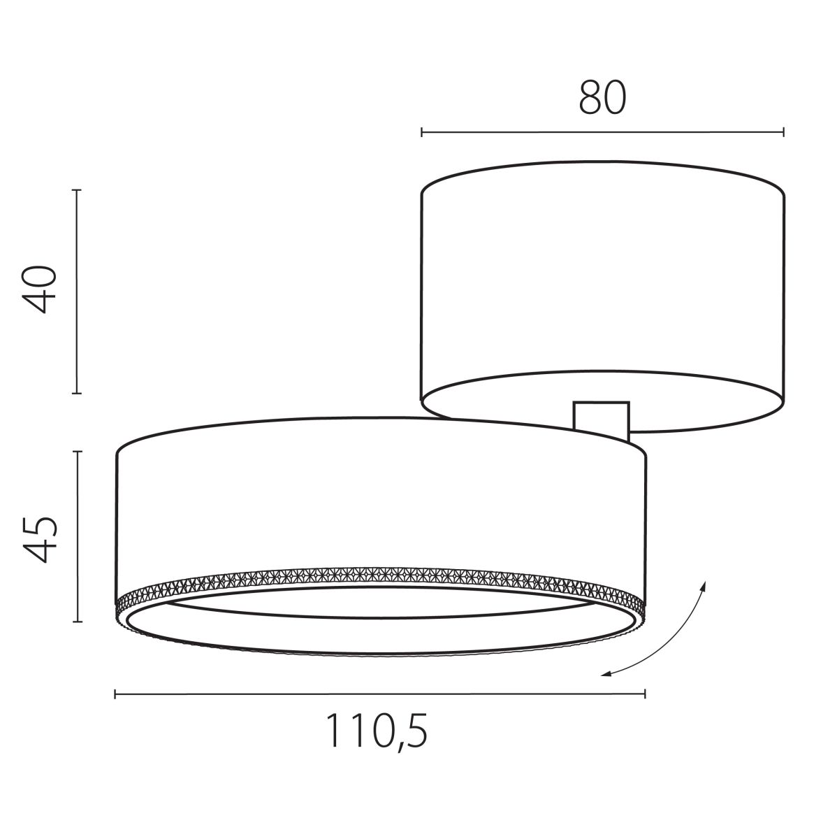 Накладной светильникAlta Pro Lightstar A5646SO