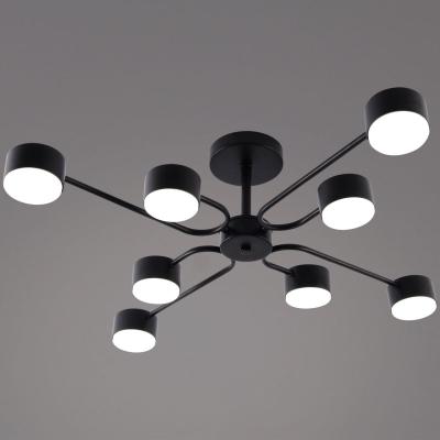 Люстра на штанге Reluce 03708-0.3-08 BK GX53