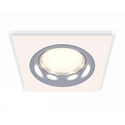 Комплект встраиваемого светильника Ambrella light Techno Spot XC7631003 SWH/PSL белый песок/серебро полированное (C7631, N7012)