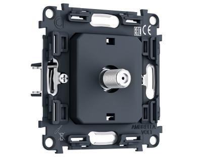 Механизм TV розетки SAT 5-2400MHz 3.5dB QUANT PRO Ambrella Volt PR215