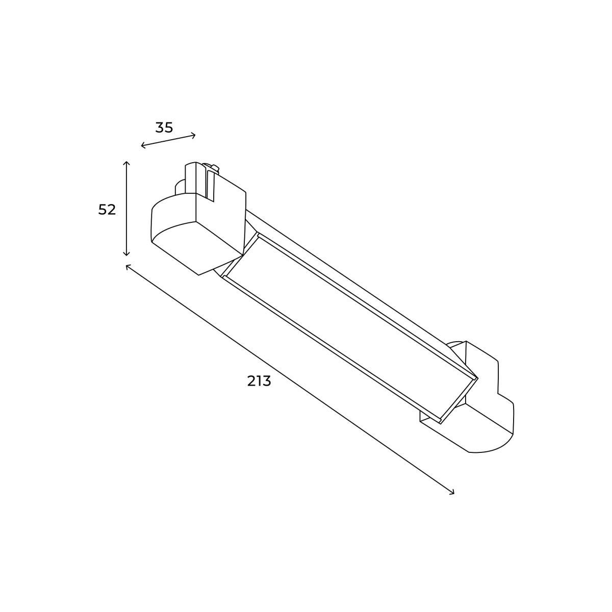Трековый однофазный светильник Hesby Lighting Skylite HSBL_0023